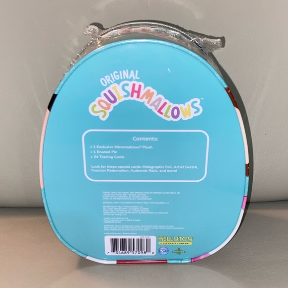 Squishmallows Carlos The Crab Trading Card Collector’s Tin - Picture 3 of 5